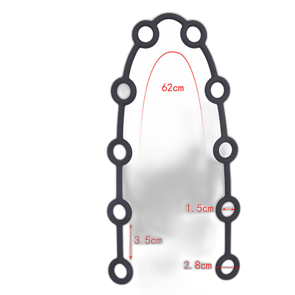 Tether - Anal Beads Trainer- Anal Balls - Custom Sizes