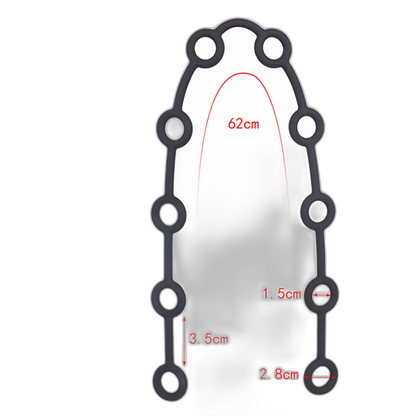 Tether - Anal Beads Trainer- Anal Balls - Custom Sizes