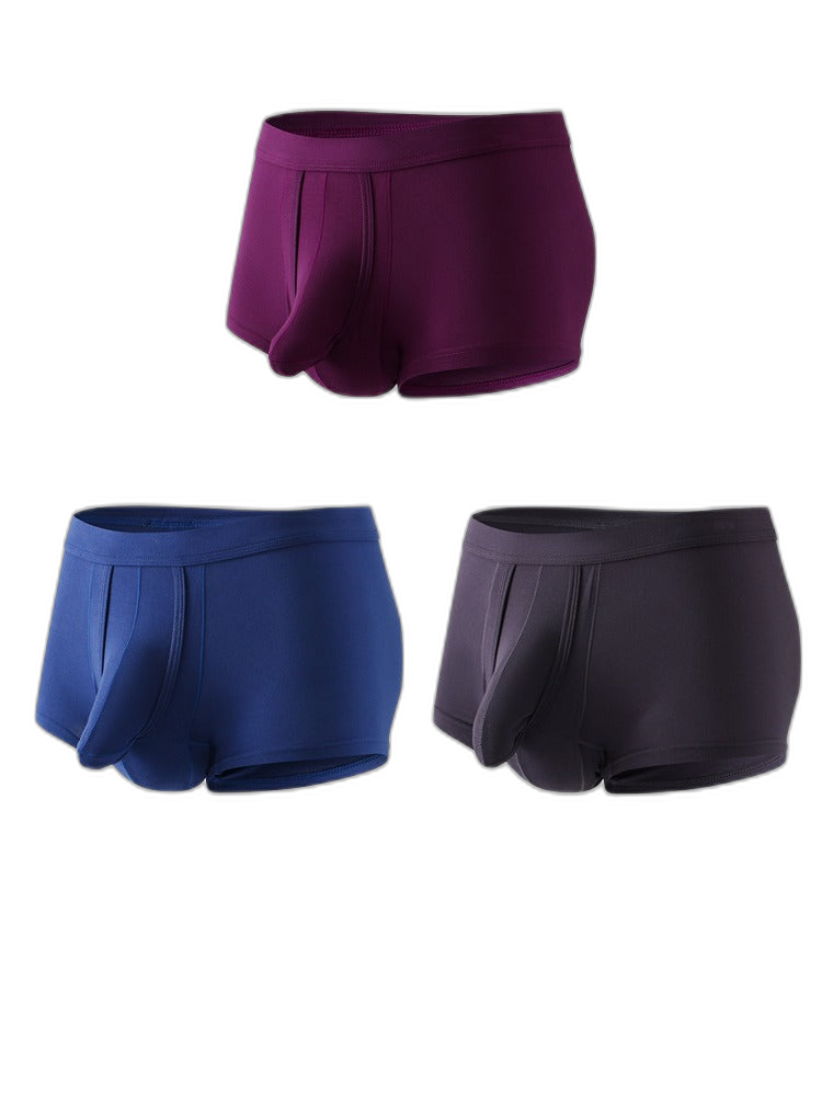 Sexy Separated Ball Pouch Trunks For Men