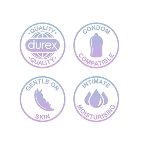 Durex Sensilube Lubricant, Water Based lube Gel for Women, Dryness Relief, Natural, 40ml