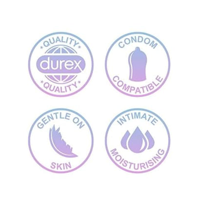 Durex Sensilube Lubricant, Water Based lube Gel for Women, Dryness Relief, Natural, 40ml