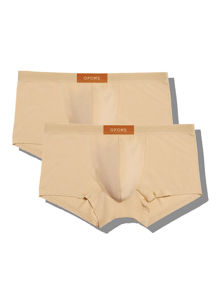 Men's Dopamine Candy Color Elastic Trunks