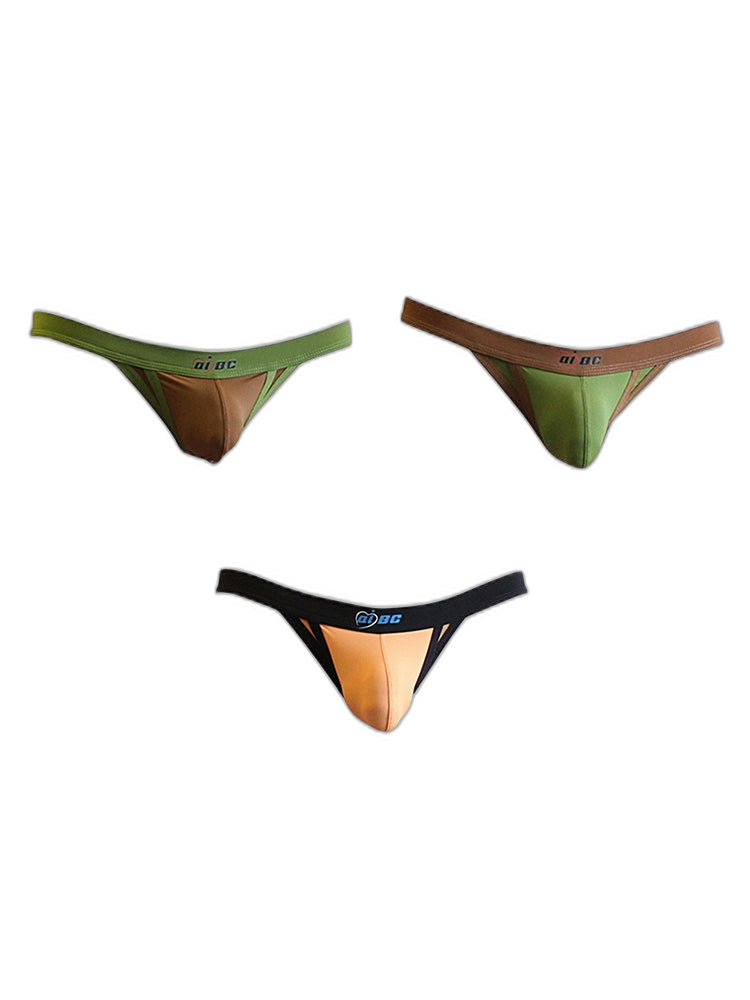 3 Pack Men's Sexy Ice Silk Stretch Fit Comfy Waistband Jockstrap