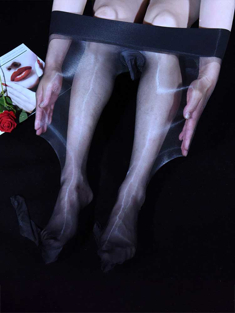 Men's Aurora Glossy 1D Ultra-Thin Sexy Stockings