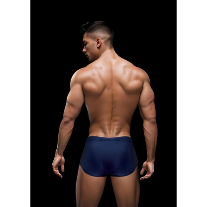 Envy Sexy Slinky Brief-Navy-S/M