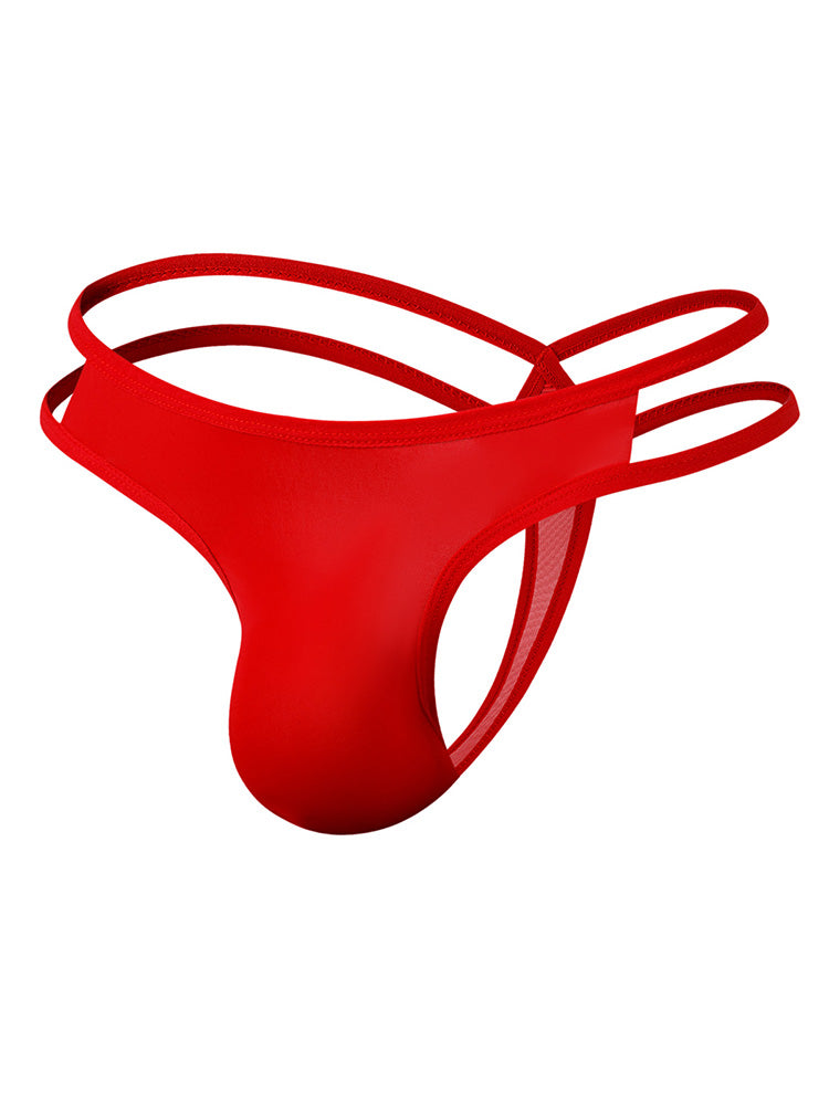 Men's Ultra Thin Breathable Silky Nylon Thong 