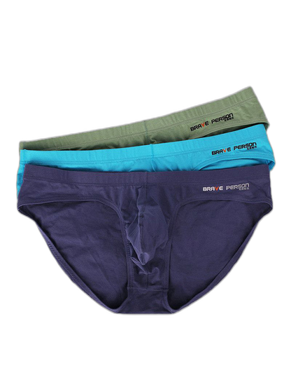 2 Pack Men's Comfortable Cotton Large Pouch Sports Bikini