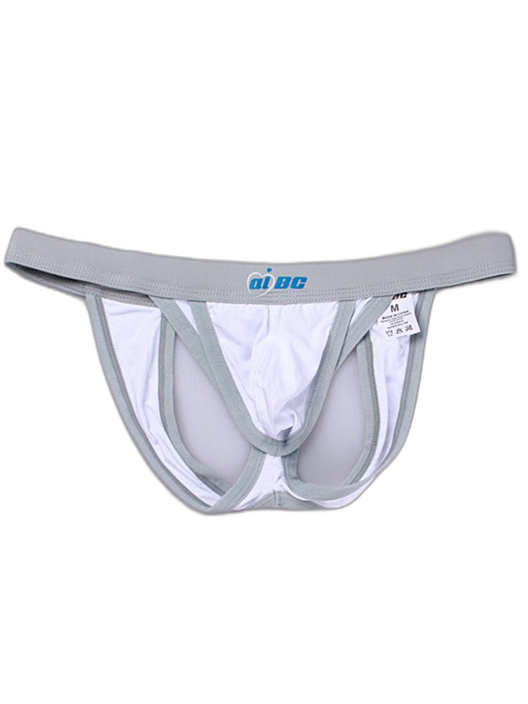 3 Pack Men's Sexy Ice Silk Stretch Fit Comfy Waistband Jockstrap
