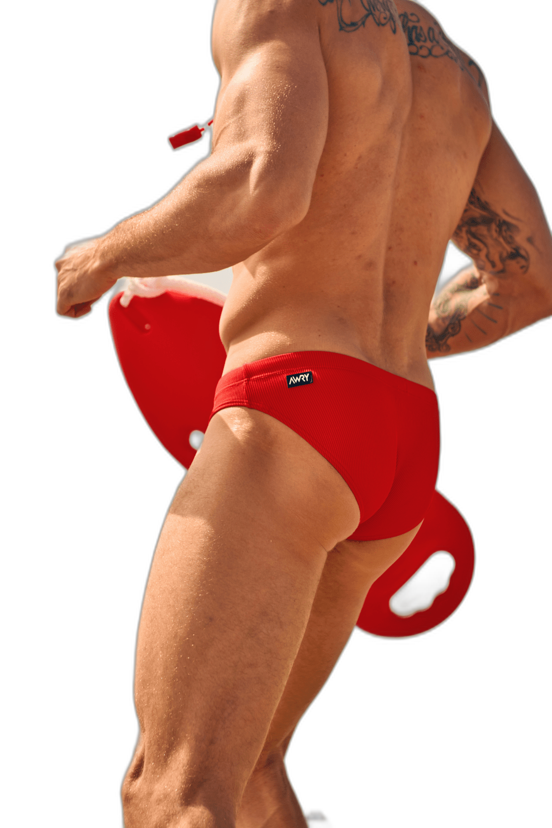 SURGE Swim Briefs - Red
