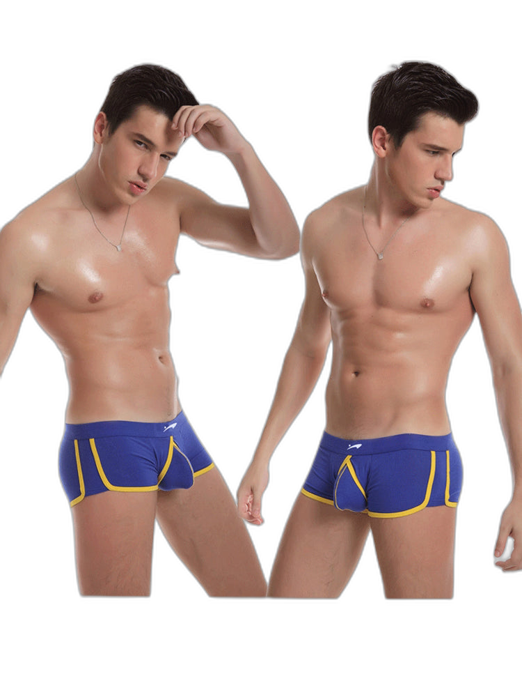 3 Pack Men's Modal U-convex Large Pouch Breathable Trunks