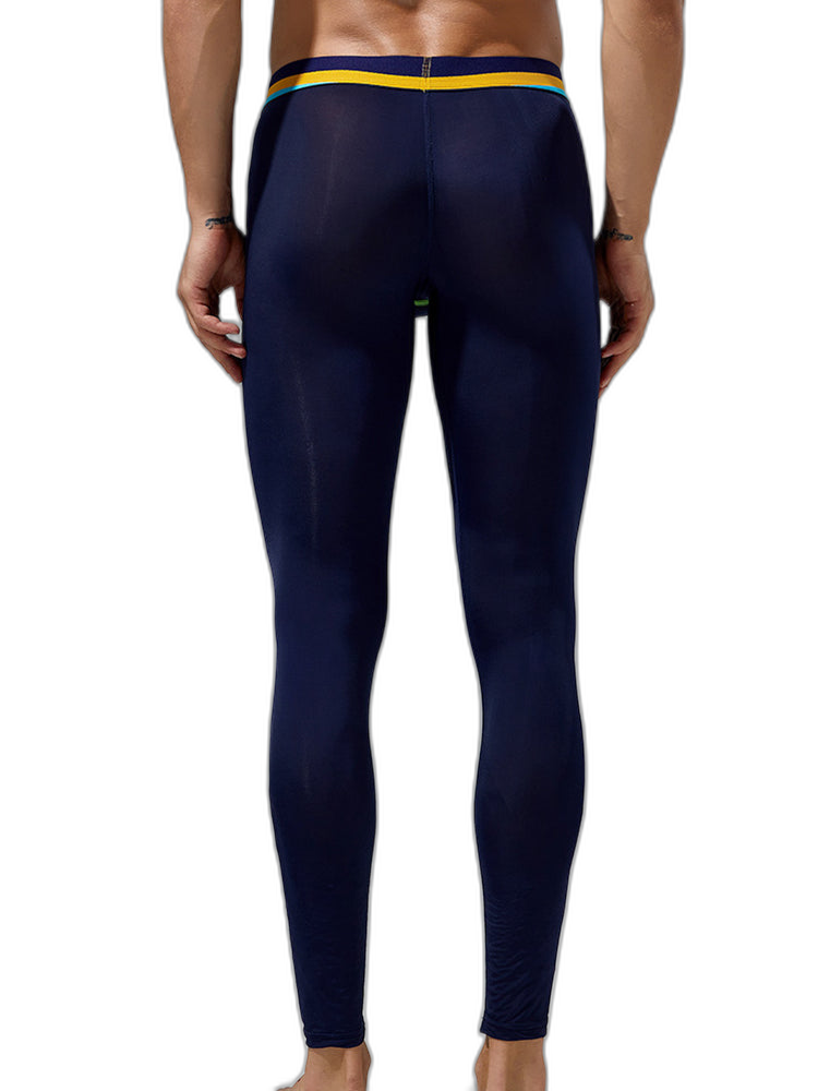 Men's Sexy Sport Long Johns With Large Pouch