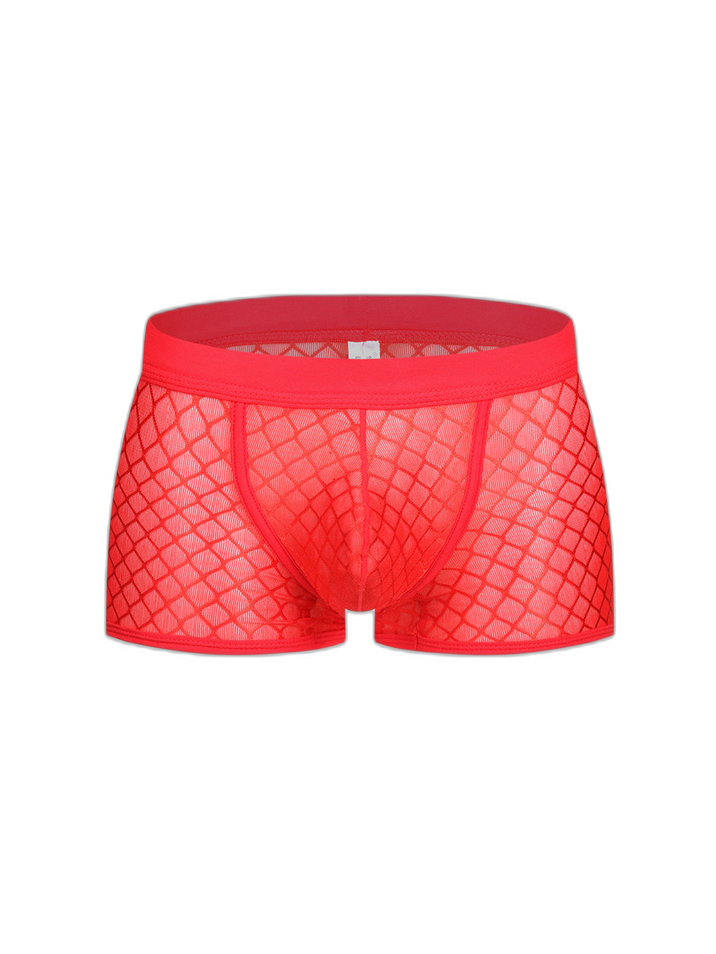 2 Pack Men's Sexy Transparent Mesh Trunks