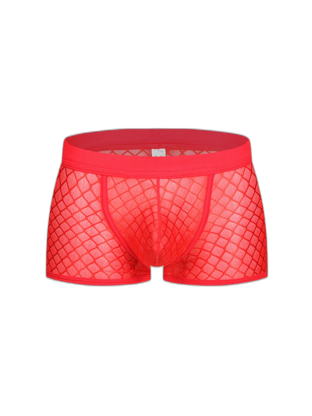 2 Pack Men's Sexy Transparent Mesh Trunks