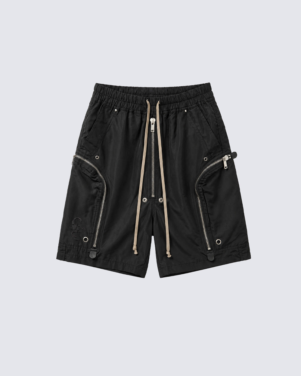 KIIKIO Utility Zipper Functional Cargo Shorts