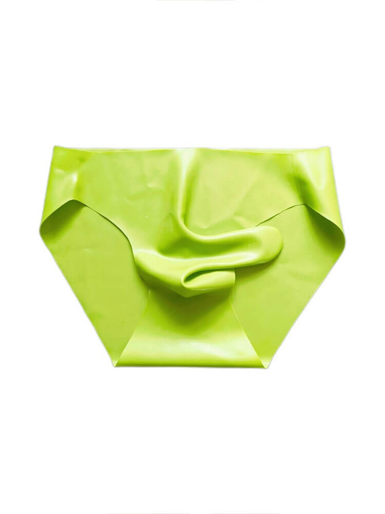 Men's Seamless Separate-Pouch Latex Briefs