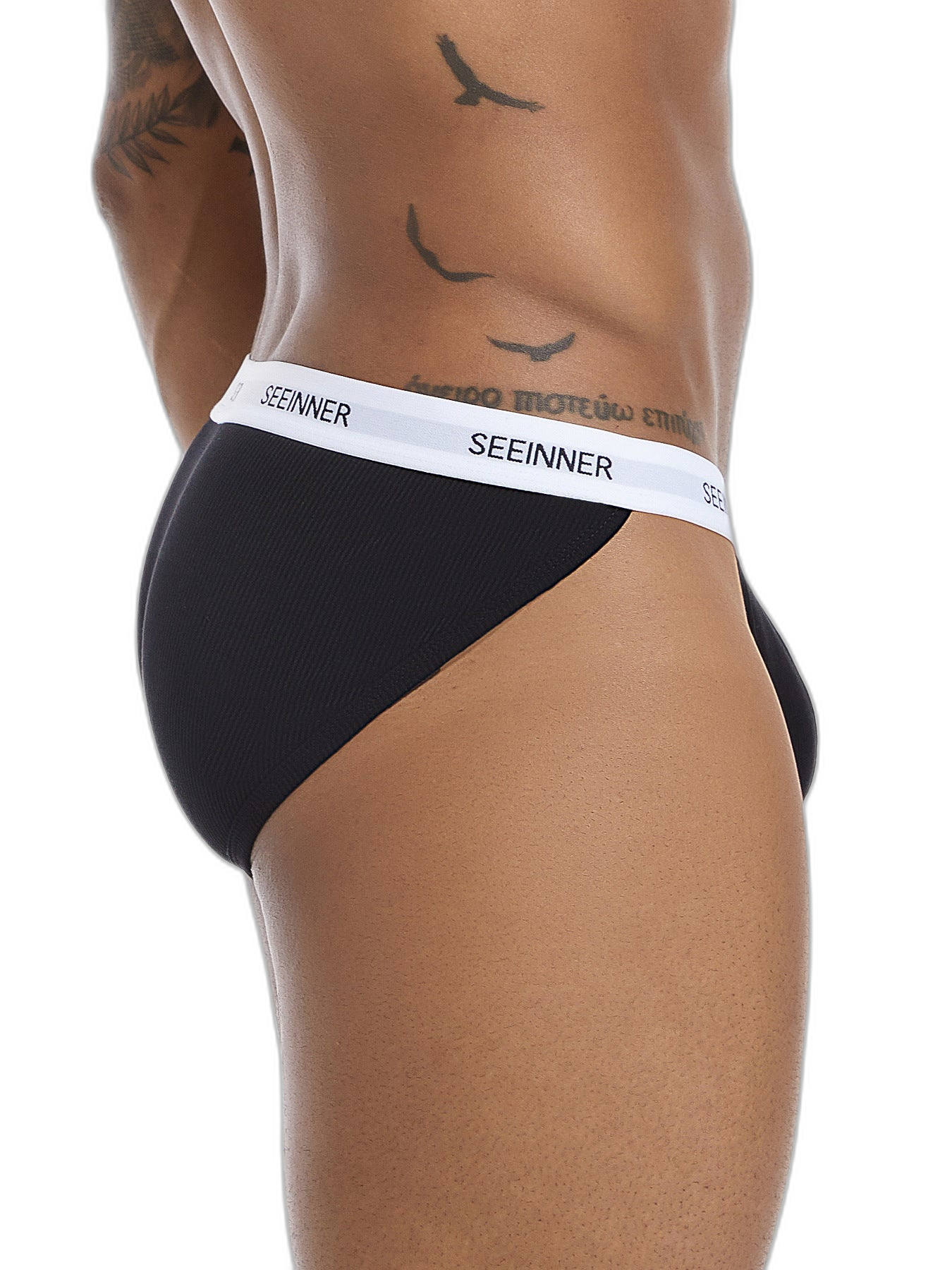 3 Pack Men's Sporty Cut Comfy Waistband Moisture-Wicking Briefs