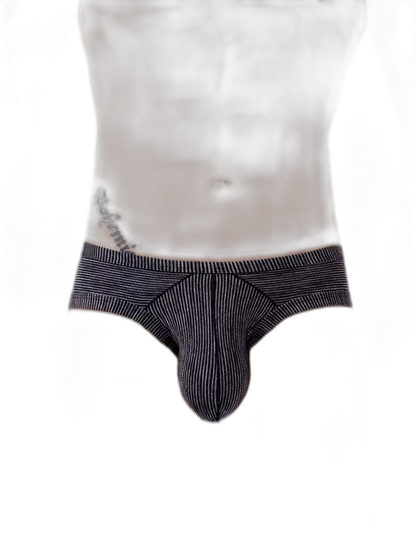 2 Pack Men's Low Rise Back Hollow 3D U-convex Large Pouch T-Back Briefs