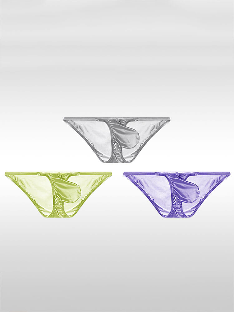 Men's Sexy Low-Rise Ultra-Thin Large Pouch Briefs