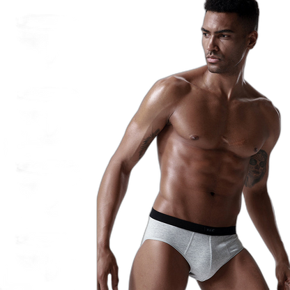 4 Pack Cotton Support U Convex Pouch Briefs