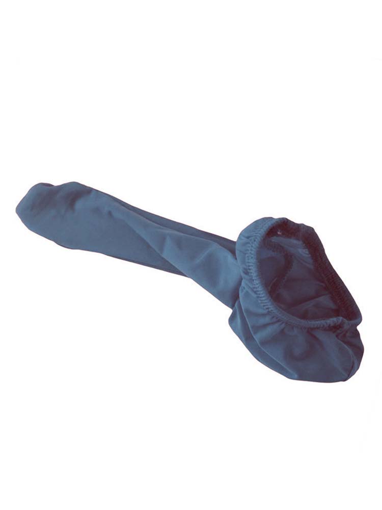 Solid Color Ice Silk Cock Sock