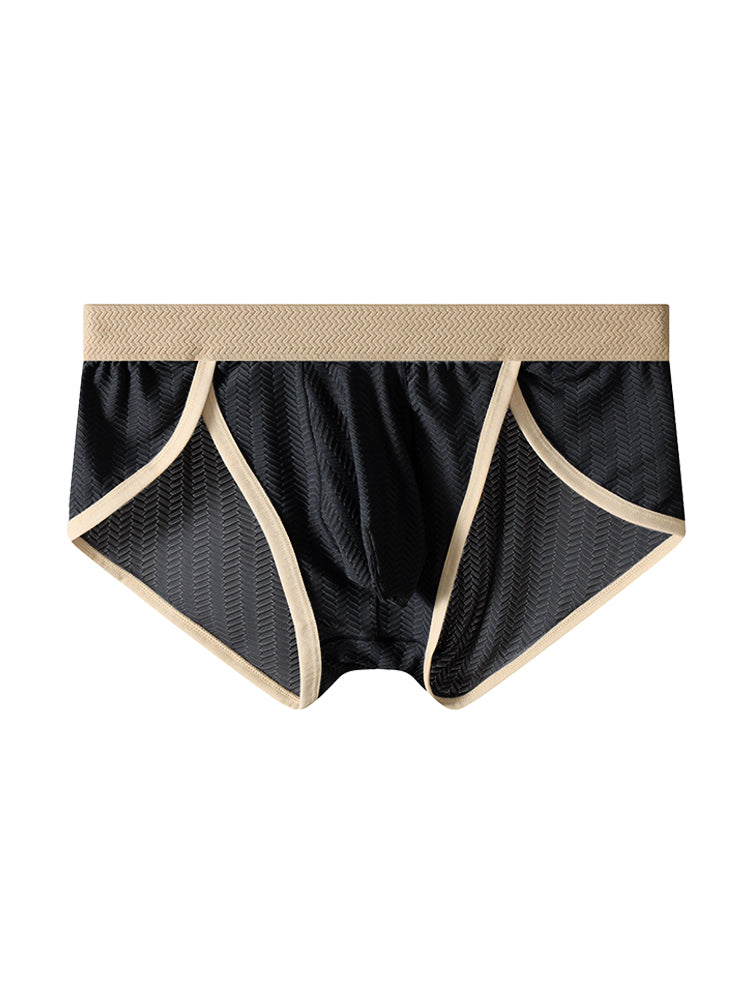 2 Pack Men's Breathable High-Stretch Seamless Comfort Odor-Control Briefs