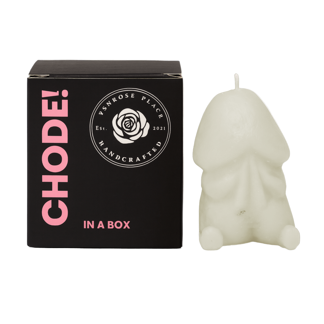 Chode in a Box Vanilla Candle