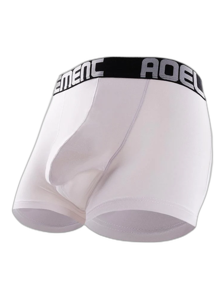 Aoelemen 2 Pack Modal Stretch Separate Pouch Boxer Briefs