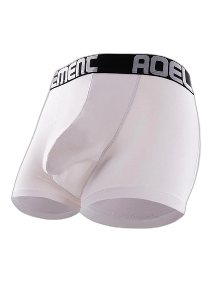 Aoelemen 2 Pack Modal Stretch Separate Pouch Boxer Briefs