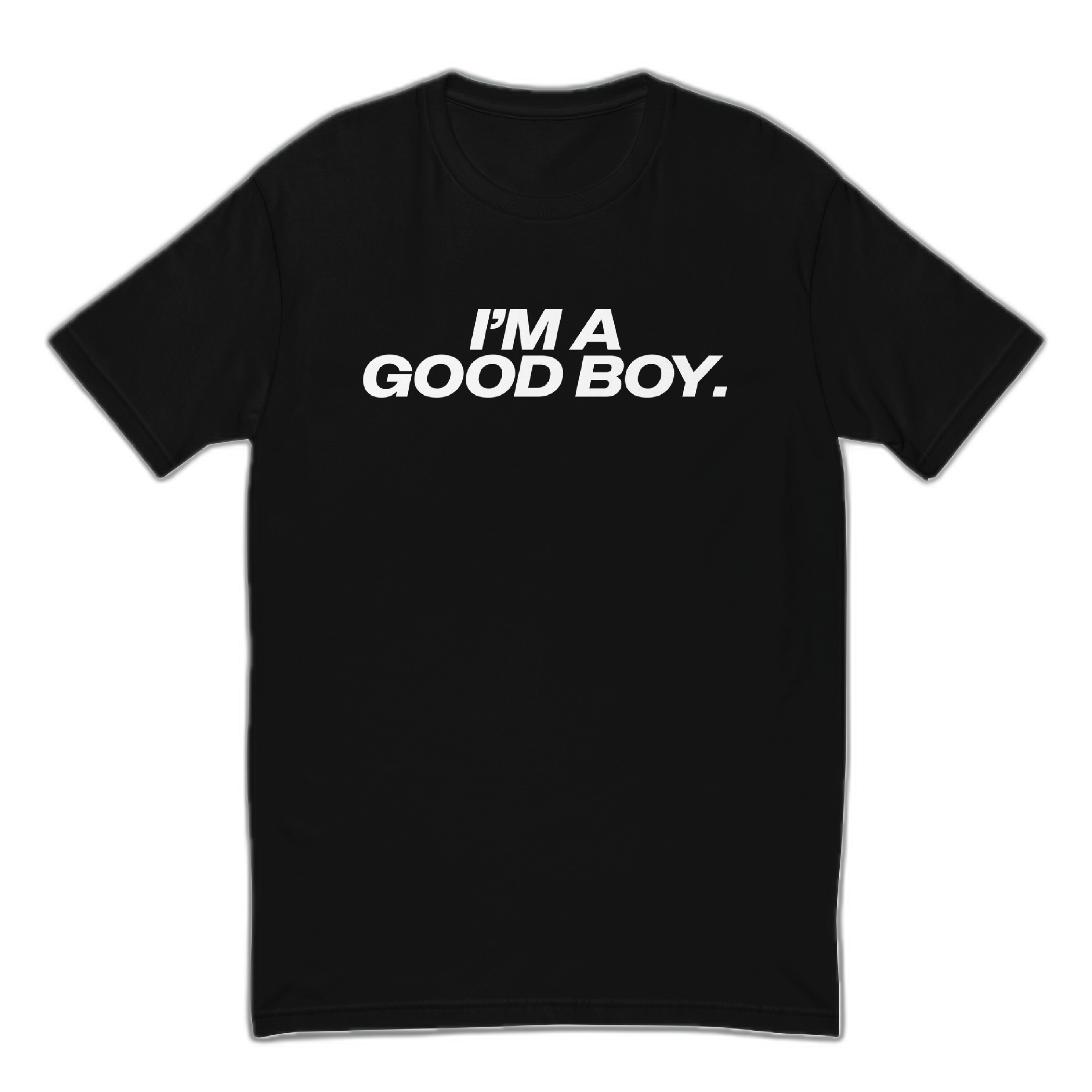 I'm A Good Boy Fitted T-Shirt