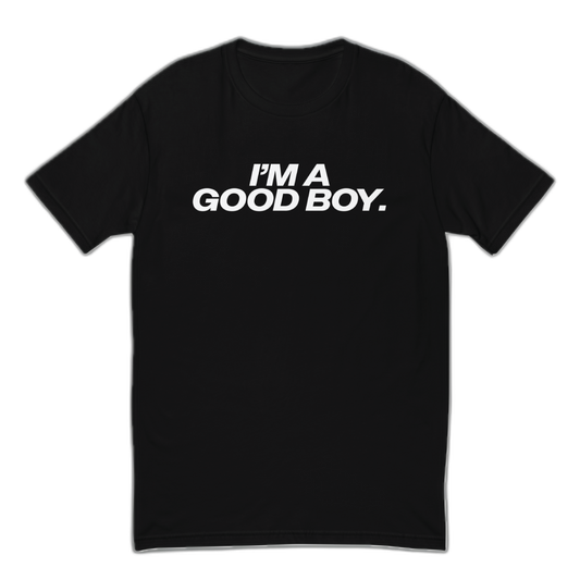 I'm A Good Boy Fitted T-Shirt