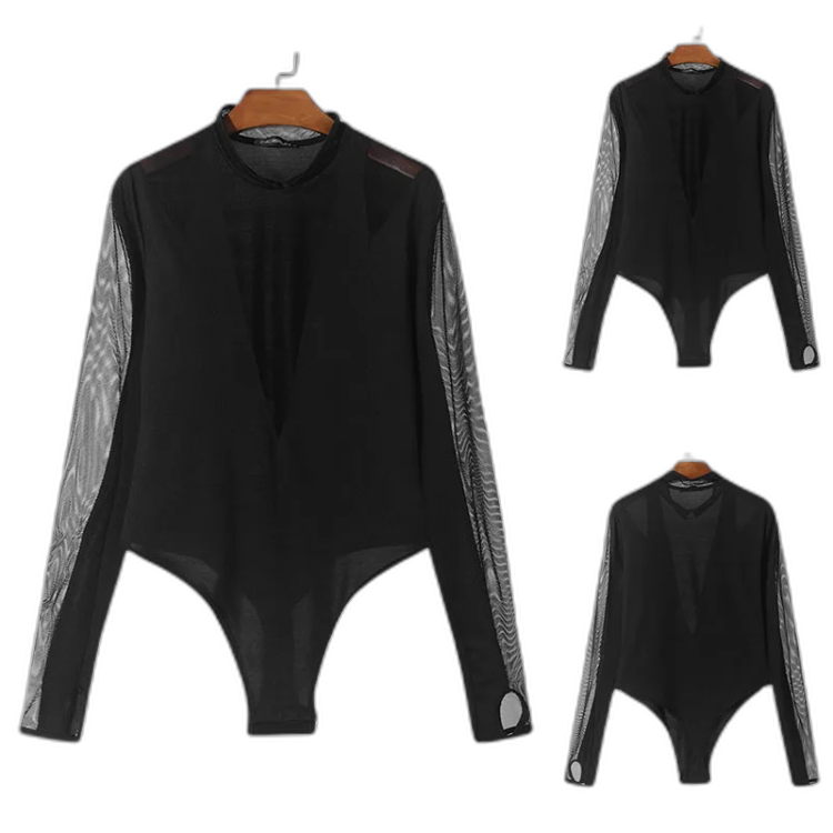 High C*nt Mesh Sheer Bodysuit