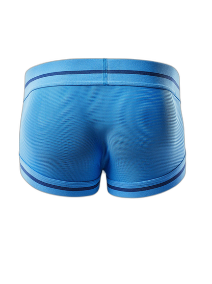 Men's Breathable Mesh Line Trunks with Fly