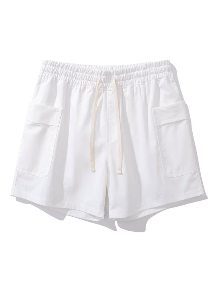 Men's Casual Loose-Fit Elastic-Waist Shorts