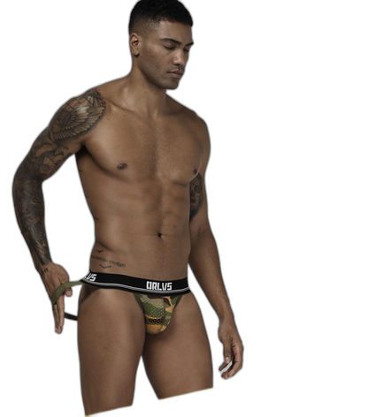 ORLVS Camouflage Mesh Jockstrap (3 Pack)