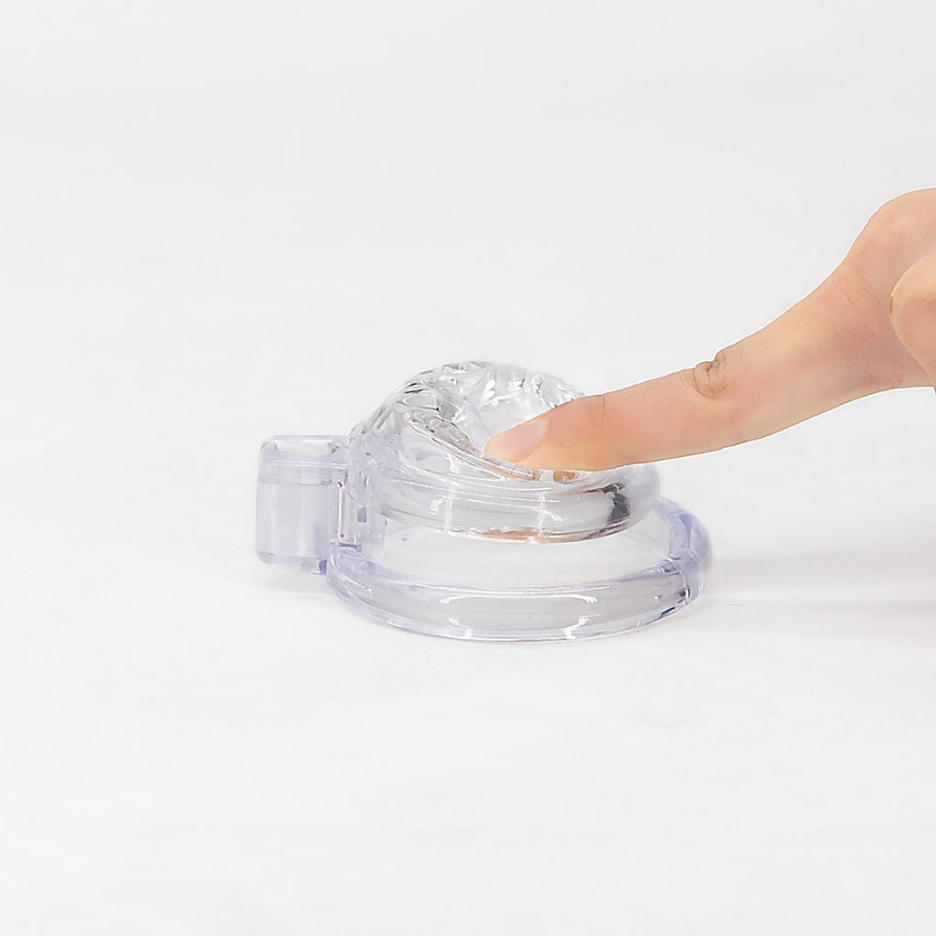 Short Soft Chastity Cage – Butterfly Vent Design, TPE/Silicone, Multi-Shaped