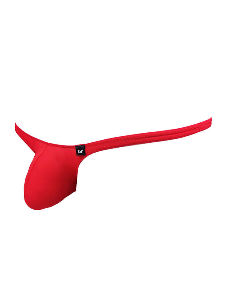 Men's Sexy Ultra-Thin Ice Silk Bikini Thong