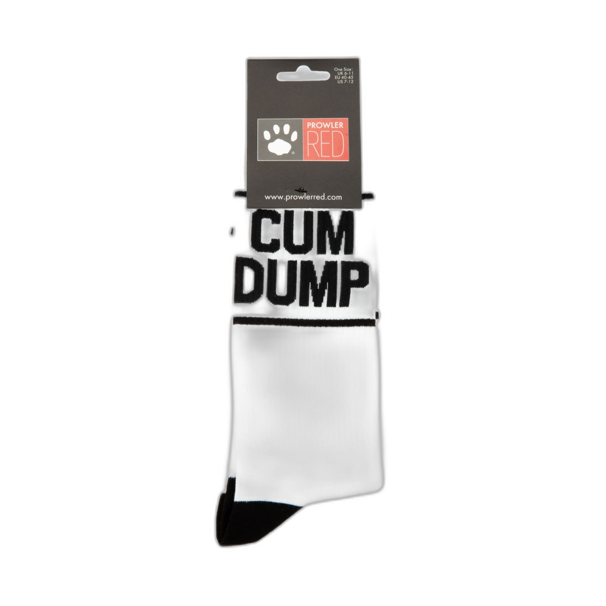 Prowler RED Cum Dump Socks Black White