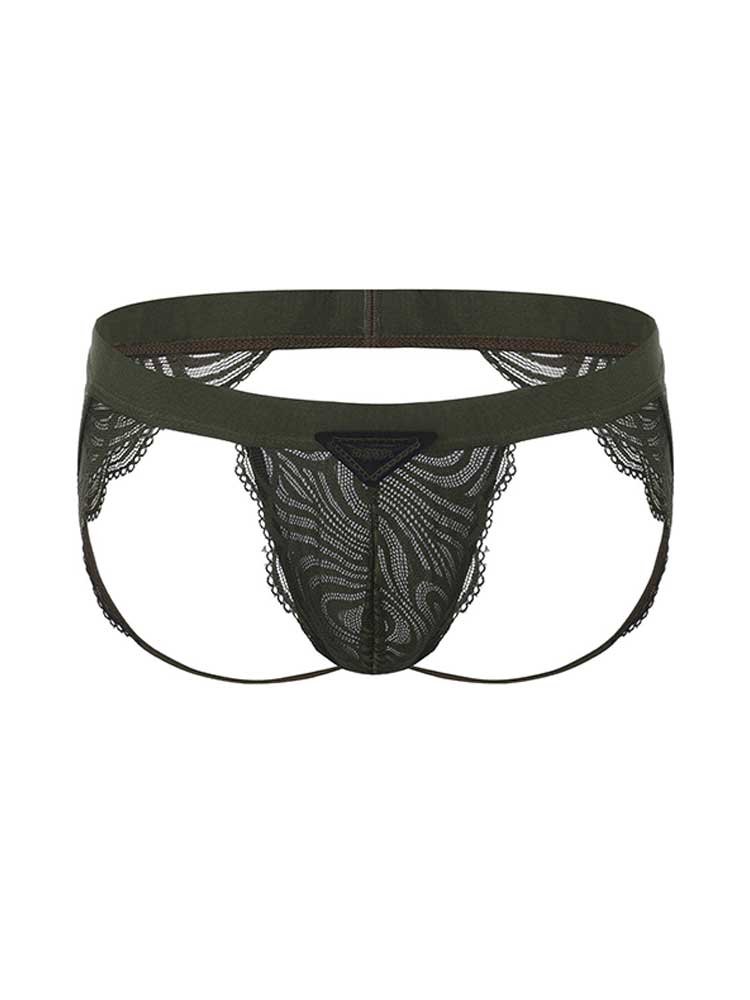 Men's Sexy High-Stretch Lace Jockstrap