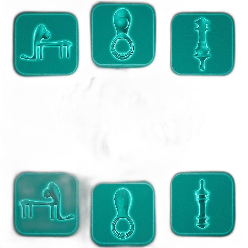 Morgana - Four-Ring Vibrating Cock Ring