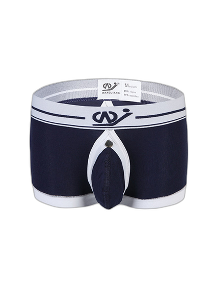 2 Pack Men's Large Pouch Back Opening Sexy Trunks