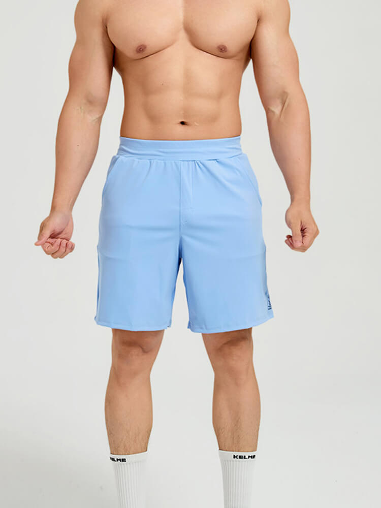 Men's Slim Color-Blocked Top Shorts 2-Piece Set