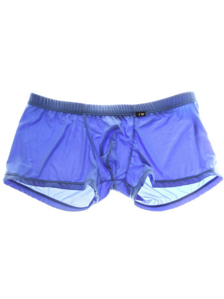 Men's Fashion Sexy Solid Color Low Rise Trunks