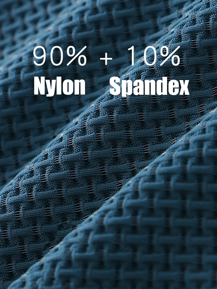 3 Pack Men's Anti-chafing Waffle Boxer Briefs