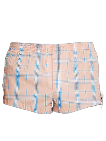 Men’s Vent Classic Plaid Cotton Boxers With Fly