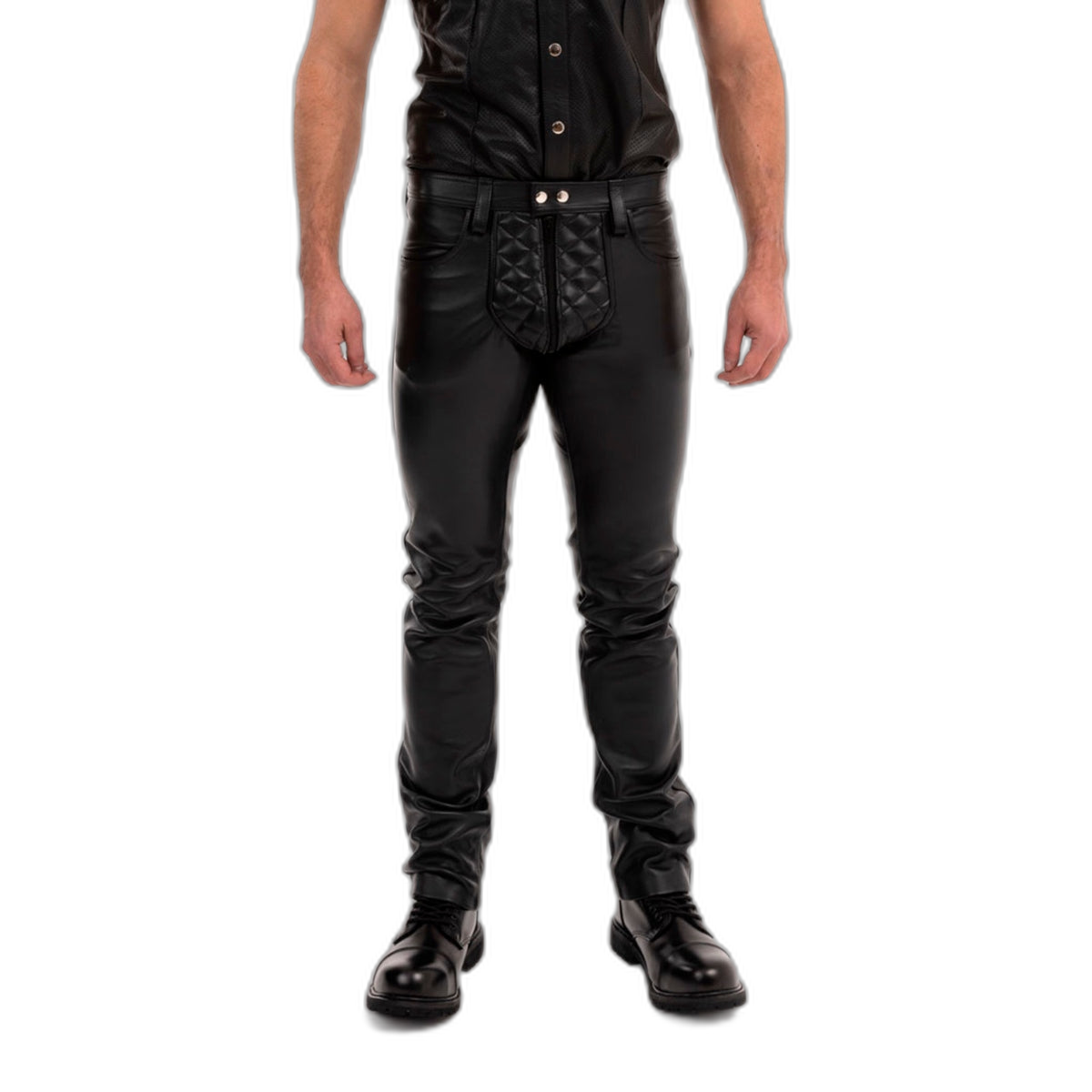 Prowler RED Leather Rider Jeans