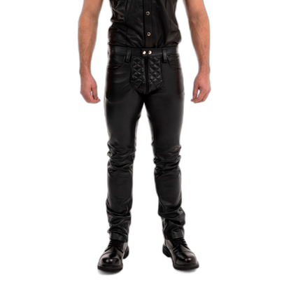 Prowler RED Leather Rider Jeans
