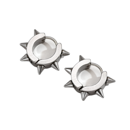 Spiked Mini Hoops