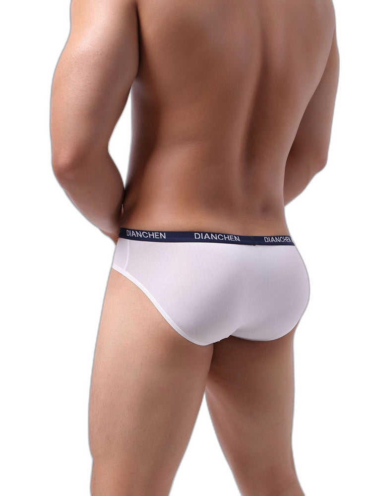 4 Pack Men's Ultra-Soft Ice Silk Briefs