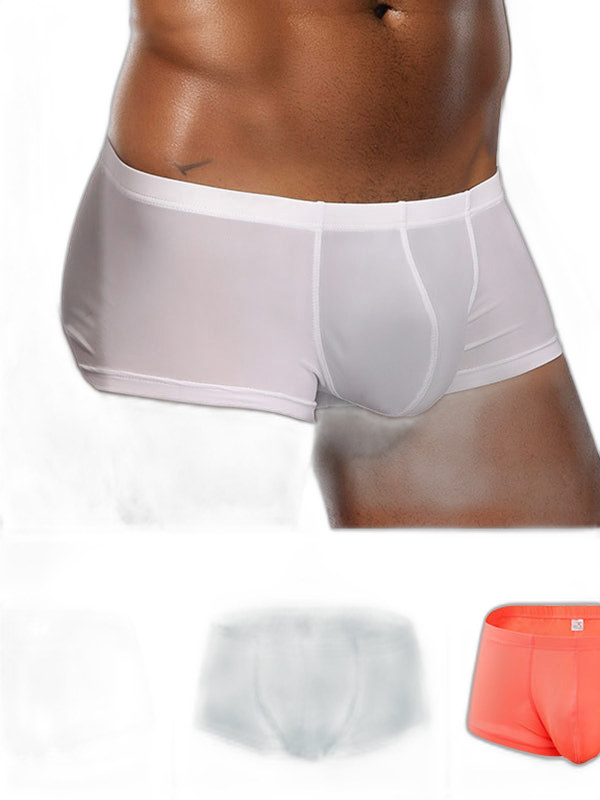 2 Pack Mesh Enlarged Pouch Snug Fit Underwear