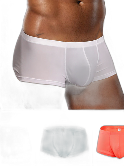 2 Pack Mesh Enlarged Pouch Snug Fit Underwear